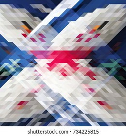 Abstract creative concept multicolored  background. Can be used for Web and Mobile Applications, art illustration template design, business infographic and social media, modern decoration.