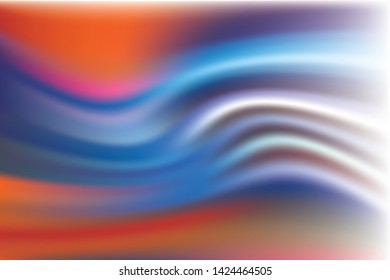 Abstract creative concept  multicolored blurred backdrop. Smooth blend banner template. For Web and Mobile Applications, social media, modern decoration Vector illustration.
