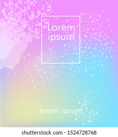 Abstract Creative concept multicolored Gradient background. Minimal covers design, art illustration template 
