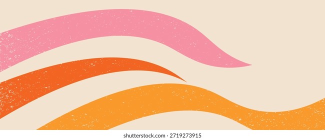 Abstract creative concept of summer bright cover, card or poster in minimal style for corporate identity, branding, social media ads, eps10