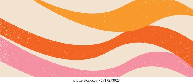 Abstrato conceito criativo de verão brilhante capa, cartão ou cartaz em estilo mínimo para a identidade corporativa, marca, anúncios de mídia social, design moderno