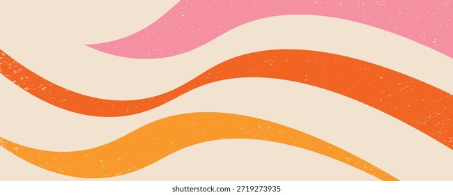 Abstrato conceito criativo de verão brilhante capa, cartão ou cartaz em estilo mínimo para identidade corporativa, branding, anúncios de mídia social, com um estilo conceito moderno