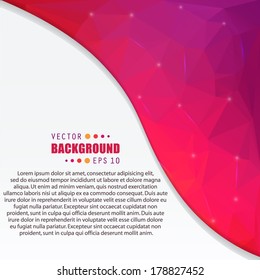 Abstract Creative concept vector background for Web and Mobile Applications, Illustration template design, business infographic, page, brochure, banner, presentation, poster, cover, booklet, document.