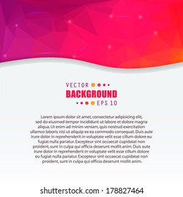 Abstract Creative concept vector background for Web and Mobile Applications, Illustration template design, business infographic, page, brochure, banner, presentation, poster, cover, booklet, document.