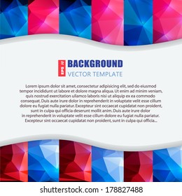 Abstract Creative concept vector background for Web and Mobile Applications, Illustration template design, business infographic, page, brochure, banner, presentation, poster, cover, booklet, document.