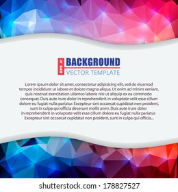 Abstract Creative concept vector background for Web and Mobile Applications, Illustration template design, business infographic, page, brochure, banner, presentation, poster, cover, booklet, document.