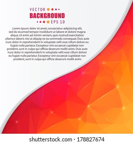 Abstract Creative concept vector background for Web and Mobile Applications, Illustration template design, business infographic, page, brochure, banner, presentation, poster, cover, booklet, document.