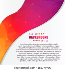 Abstract Creative concept vector background 