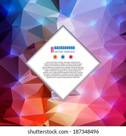 Abstract Creative concept vector background for Web and Mobile Applications, Illustration template design, business infographic, page, brochure, banner, presentation, poster, cover, booklet, document.