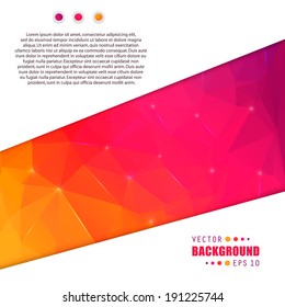 Abstract Creative concept vector background for Web and Mobile Applications, Illustration template design, business infographic, page, brochure, banner, presentation, poster, cover, booklet, document.