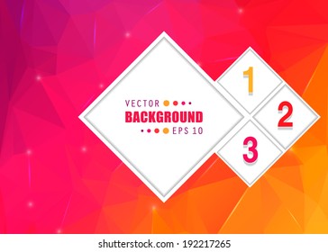 Abstract Creative concept vector background for Web and Mobile Applications, Illustration template design, business infographic, page, brochure, banner, presentation, poster, cover, booklet, document.