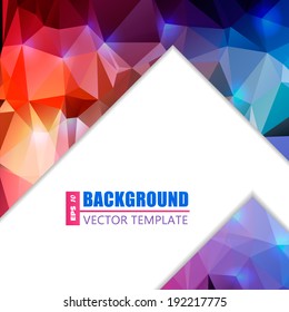 Abstract Creative concept vector background for Web and Mobile Applications, Illustration template design, business infographic, page, brochure, banner, presentation, poster, cover, booklet, document.