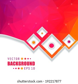 Abstract Creative concept vector background for Web and Mobile Applications, Illustration template design, business infographic, page, brochure, banner, presentation, poster, cover, booklet, document.