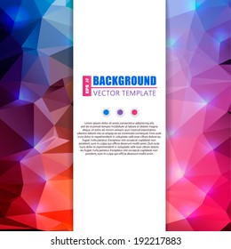 Abstract Creative concept vector background for Web and Mobile Applications, Illustration template design, business infographic, page, brochure, banner, presentation, poster, cover, booklet, document.