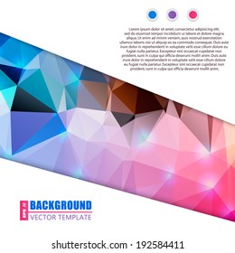 Abstract Creative concept vector background for Web and Mobile Applications, Illustration template design, business infographic, page, brochure, banner, presentation, poster, cover, booklet, document.
