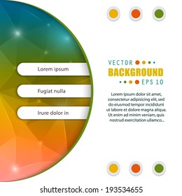 Abstract Creative concept vector background for Web and Mobile Applications, Illustration template design, business infographic, page, brochure, banner, presentation, poster, cover, booklet, document.