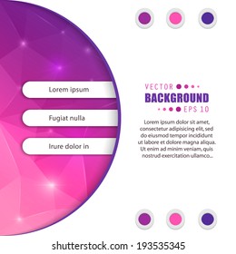 Abstract Creative concept vector background for Web and Mobile Applications, Illustration template design, business infographic, page, brochure, banner, presentation, poster, cover, booklet, document.
