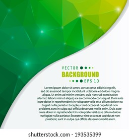 Abstract Creative concept vector background for Web and Mobile Applications, Illustration template design, business infographic, page, brochure, banner, presentation, poster, cover, booklet, document.