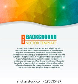 Abstract Creative concept vector background for Web and Mobile Applications, Illustration template design, business infographic, page, brochure, banner, presentation, poster, cover, booklet, document.