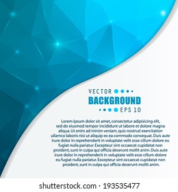 Abstract Creative concept vector background for Web and Mobile Applications, Illustration template design, business infographic, page, brochure, banner, presentation, poster, cover, booklet, document.