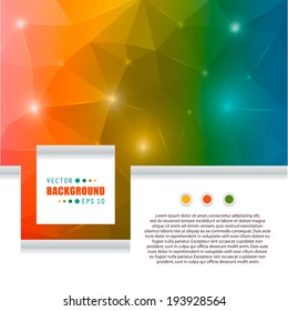 Abstract Creative concept vector background for Web and Mobile Applications, Illustration template design, business infographic, page, brochure, banner, presentation, poster, cover, booklet, document.