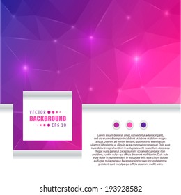 Abstract Creative concept vector background for Web and Mobile Applications, Illustration template design, business infographic, page, brochure, banner, presentation, poster, cover, booklet, document.