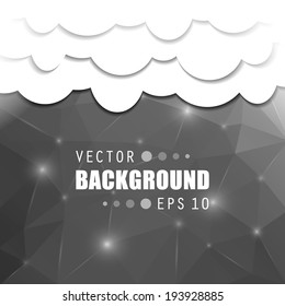 Abstract Creative concept vector background for Web and Mobile Applications, Illustration template design, business infographic, page, brochure, banner, presentation, poster, cover, booklet, document.