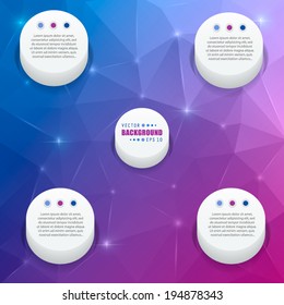 Abstract Creative concept vector background for Web and Mobile Applications, Illustration template design, business infographic, page, brochure, banner, presentation, poster, cover, booklet, document.