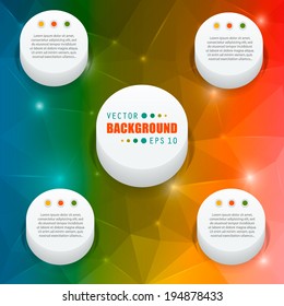 Abstract Creative concept vector background for Web and Mobile Applications, Illustration template design, business infographic, page, brochure, banner, presentation, poster, cover, booklet, document.