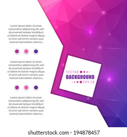 Abstract Creative concept vector background for Web and Mobile Applications, Illustration template design, business infographic, page, brochure, banner, presentation, poster, cover, booklet, document.