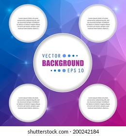 Abstract Creative concept vector background for Web and Mobile Applications, Illustration template design, business infographic, page, brochure, banner, presentation, poster, cover, booklet, document.