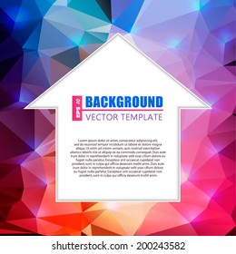 Abstract Creative concept vector background for Web and Mobile Applications, Illustration template design, business infographic, page, brochure, banner, presentation, poster, cover, booklet, document.