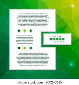 Abstract Creative concept vector background for Web and Mobile Applications, Illustration template design, business infographic, page, brochure, banner, presentation, poster, cover, booklet, document.