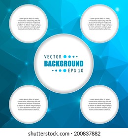 Abstract Creative concept vector background for Web and Mobile Applications, Illustration template design, business infographic, page, brochure, banner, presentation, poster, cover, booklet, document.