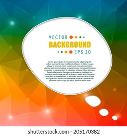 Abstract Creative concept vector background for Web and Mobile Applications, Illustration template design, business infographic, page, brochure, banner, presentation, poster, cover, booklet, document.