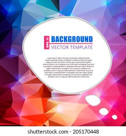 Abstract Creative concept vector background for Web and Mobile Applications, Illustration template design, business infographic, page, brochure, banner, presentation, poster, cover, booklet, document.