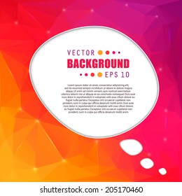 Abstract Creative concept vector background for Web and Mobile Applications, Illustration template design, business infographic, page, brochure, banner, presentation, poster, cover, booklet, document.