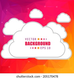 Abstract Creative concept vector background for Web and Mobile Applications, Illustration template design, business infographic, page, brochure, banner, presentation, poster, cover, booklet, document.