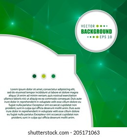 Abstract Creative concept vector background for Web and Mobile Applications, Illustration template design, business infographic, page, brochure, banner, presentation, poster, cover, booklet, document.