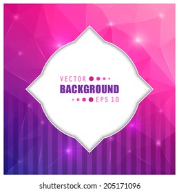Abstract Creative concept vector background for Web and Mobile Applications, Illustration template design, business infographic, page, brochure, banner, presentation, poster, cover, booklet, document.