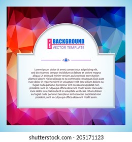 Abstract Creative concept vector background for Web and Mobile Applications, Illustration template design, business infographic, page, brochure, banner, presentation, poster, cover, booklet, document.
