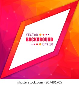 Abstract Creative concept vector background for Web and Mobile Applications, Illustration template design, business infographic, page, brochure, banner, presentation, poster, cover, booklet, document.