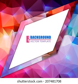 Abstract Creative concept vector background for Web and Mobile Applications, Illustration template design, business infographic, page, brochure, banner, presentation, poster, cover, booklet, document.