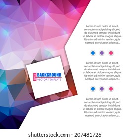 Abstract Creative concept vector background for Web and Mobile Applications, Illustration template design, business infographic, page, brochure, banner, presentation, poster, cover, booklet, document.