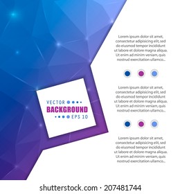 Abstract Creative concept vector background for Web and Mobile Applications, Illustration template design, business infographic, page, brochure, banner, presentation, poster, cover, booklet, document.