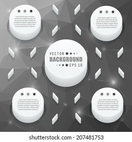 Abstract Creative concept vector background for Web and Mobile Applications, Illustration template design, business infographic, page, brochure, banner, presentation, poster, cover, booklet, document.