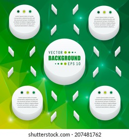 Abstract Creative concept vector background for Web and Mobile Applications, Illustration template design, business infographic, page, brochure, banner, presentation, poster, cover, booklet, document.