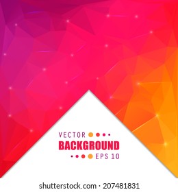 Abstract Creative concept vector background for Web and Mobile Applications, Illustration template design, business infographic, page, brochure, banner, presentation, poster, cover, booklet, document.