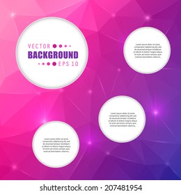 Abstract Creative concept vector background for Web and Mobile Applications, Illustration template design, business infographic, page, brochure, banner, presentation, poster, cover, booklet, document.