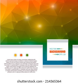 Abstract Creative concept vector background for Web and Mobile Applications, Illustration template design, business infographic, page, brochure, banner, presentation, poster, cover, booklet, document.